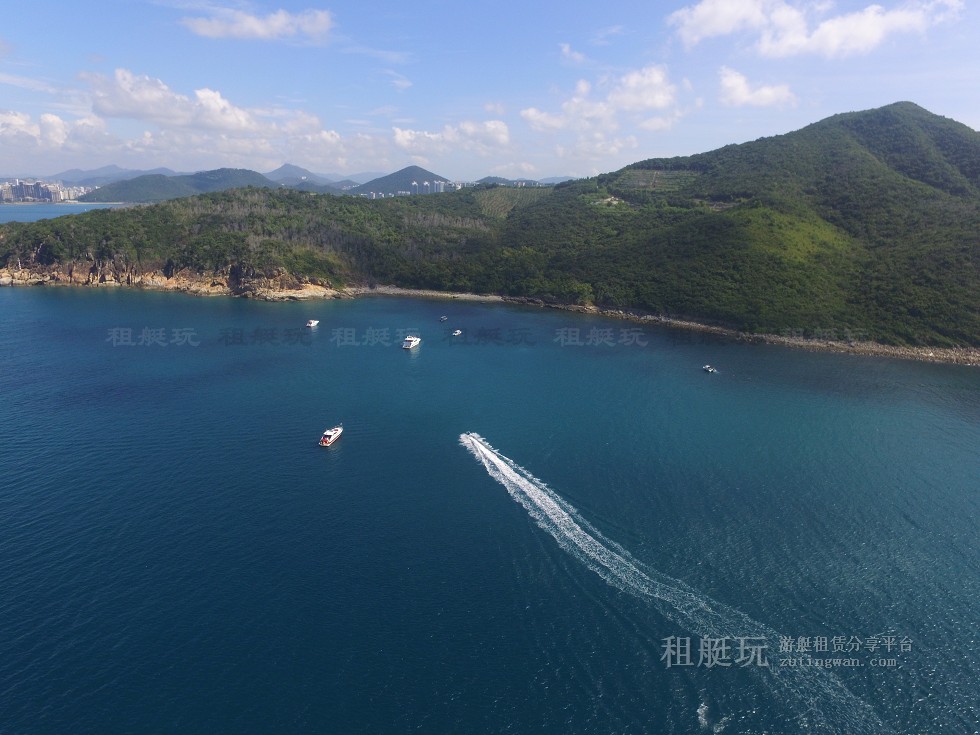 三亞旅游游艇租賃,三亞港至三亞角航線